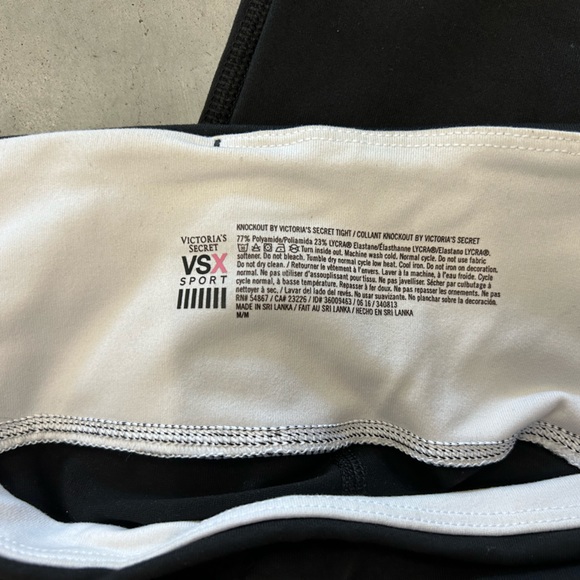 VS Victoria’s Secret Black Leggings - Picture 2 of 4
